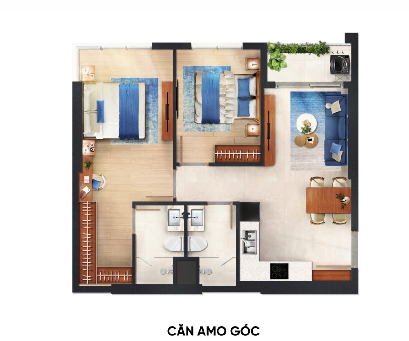 CĂN AMO GÓC
